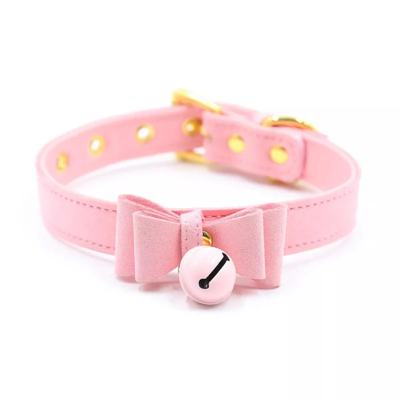 Cuckold Sissy Collar Set With Bell - Image 2