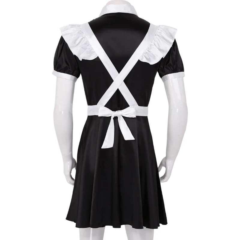 Sissy Angelina: Black French Maid Sissy Set (3 Piece Set) - Image 2