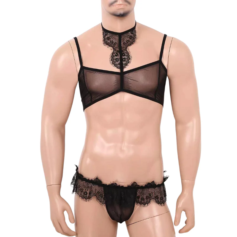 Sissy Nikki: 2 Piece Sissy Set (Bra + Panties) - Image 2