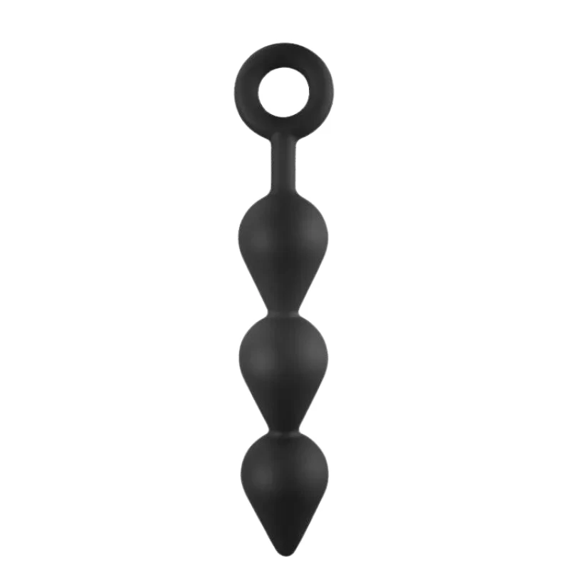 The Sissy Plug: Beaded Silicone Anal Plug